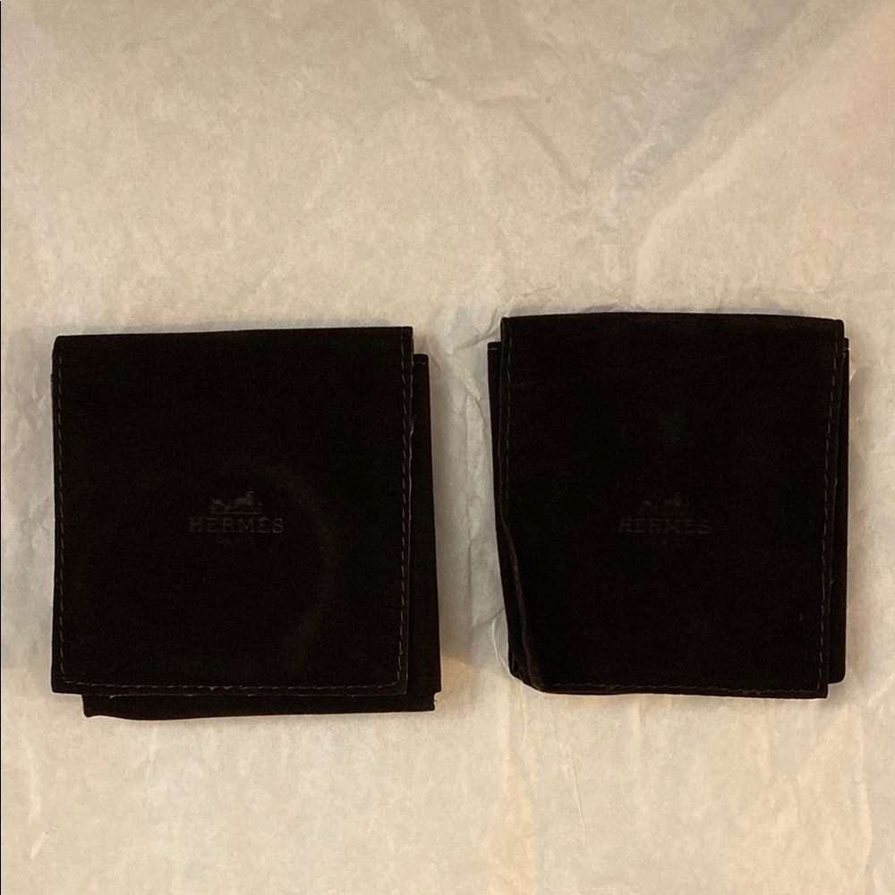 Hermès Velvet Pouches for Jewelry